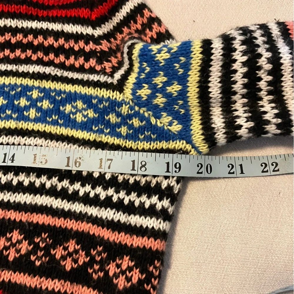 American Eagle Fair Isle sweater small multicolor